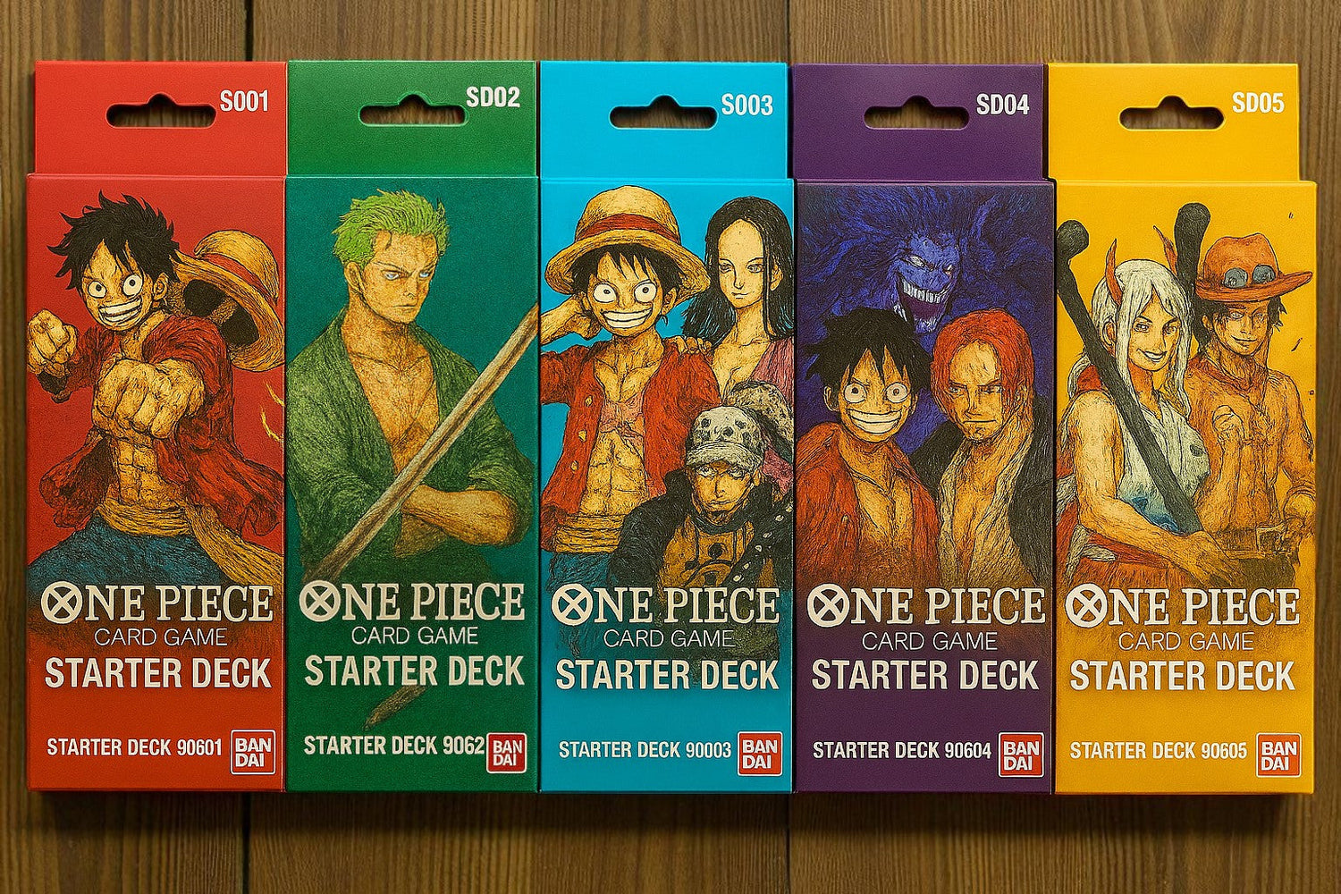 One Piece Starter Decks (English for Asia)
