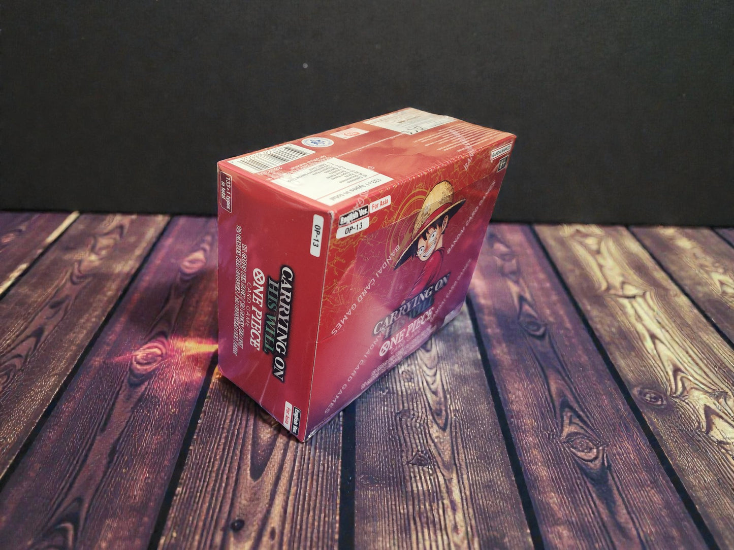 English One Piece OP-13 Carrying on His Will Booster Box (Asia Edition)