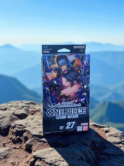One Piece TCG ST-27 Starter Deck – Black Marshall.D.Teach (English version for Asia)