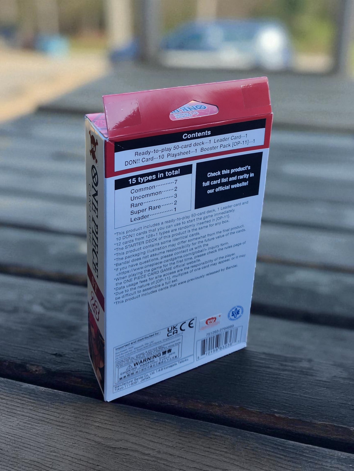 One Piece TCG ST-23 Starter Deck – Red Shanks (English version for Asia)