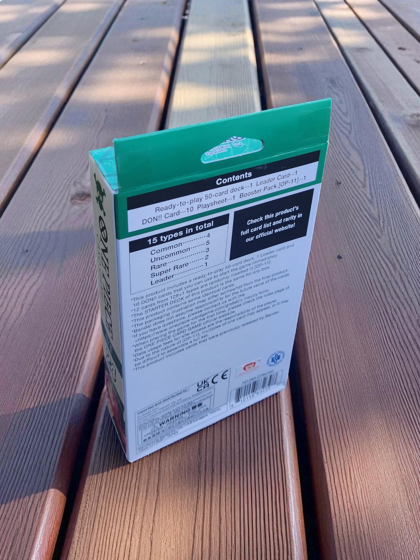 One Piece TCG ST-24 Starter Deck – Green Jewelry Bonney (English version for Asia)