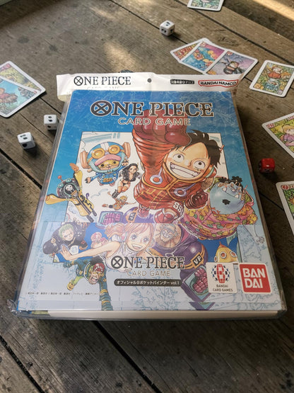 ONE PIECE Card Game Official 9-Pocket Binder Set Vol.1 [Japanese Versi – Grand Line TCG Vancouver