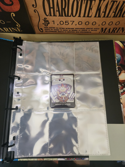one piece card game 9-pocket binder set manga version 2022 Ver 2 Ver.3 has a design featuring an original illustration by an... ONE PIECE Card Game 9