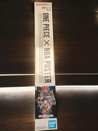 Official One Piece x NBA Collaboration B2 Size Poster (Bandai Spirits)